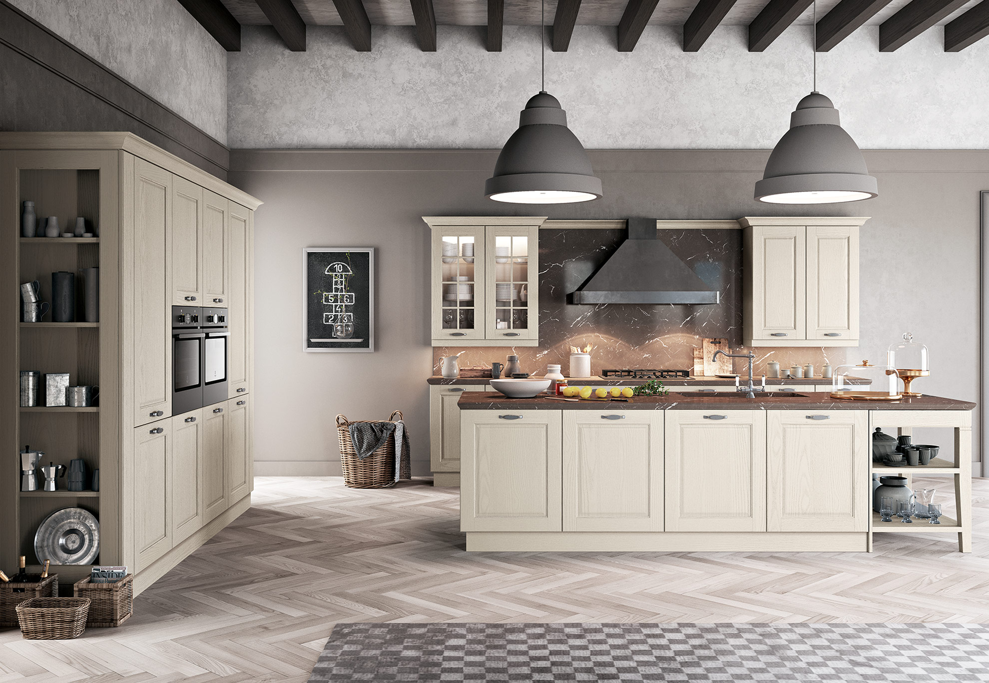 Cucina Tradizionale Elegante cucina Asolo L Artigiano Arredamenti